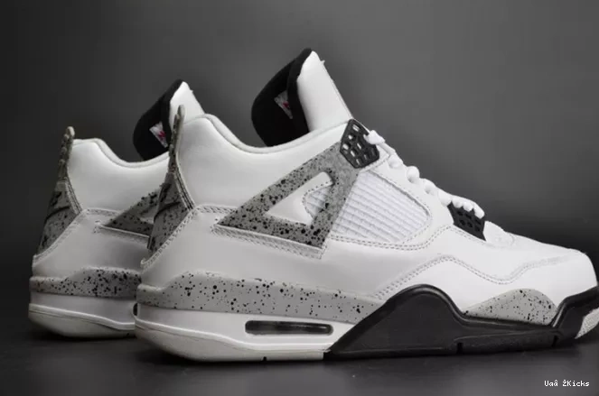 Cement” EyeCatching 4 Jordan  542 Air 840606-192 OG “White 0820